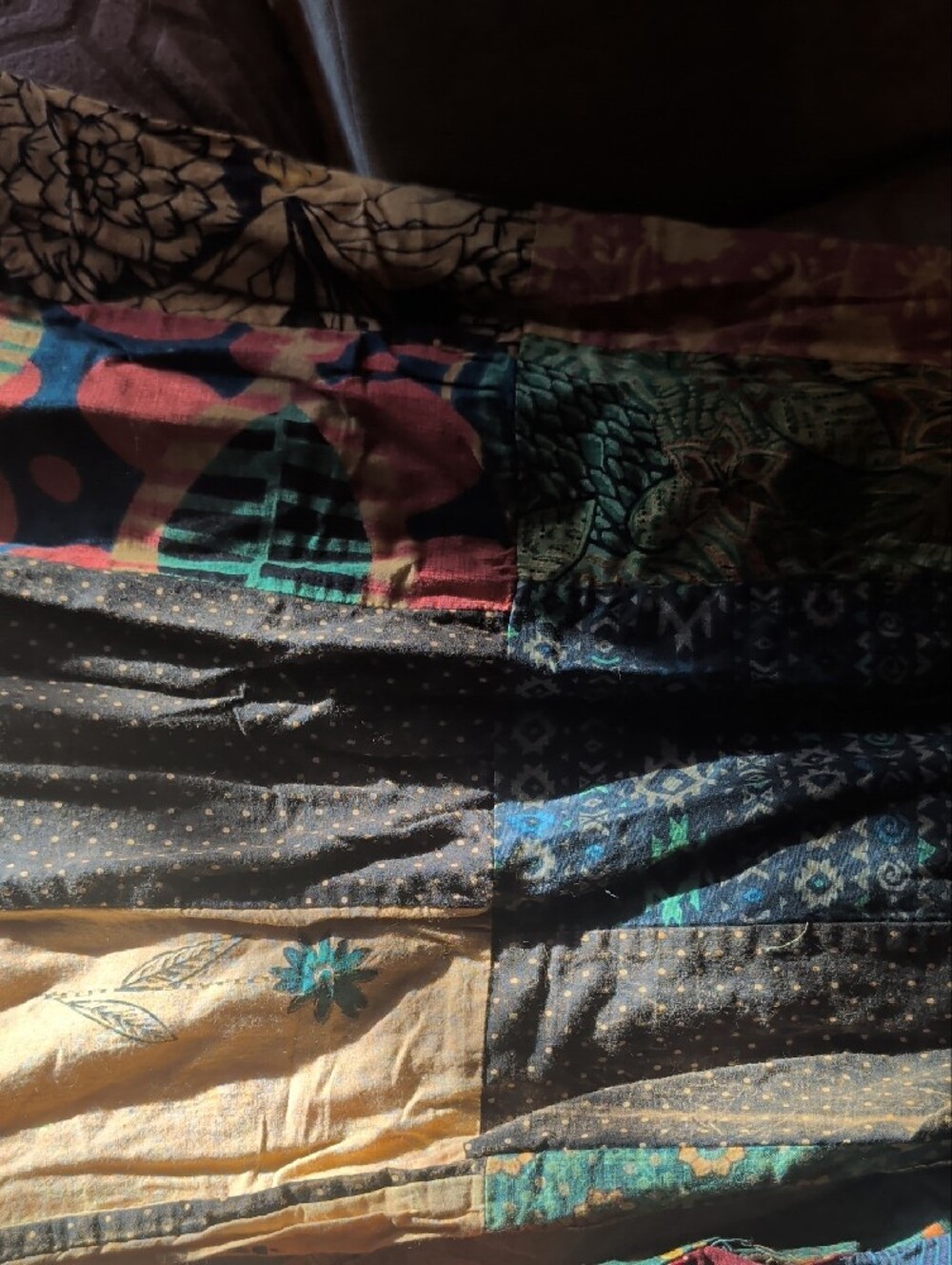 Bohemian Patchwork Pants in Multicolor - Picture 6 of 6